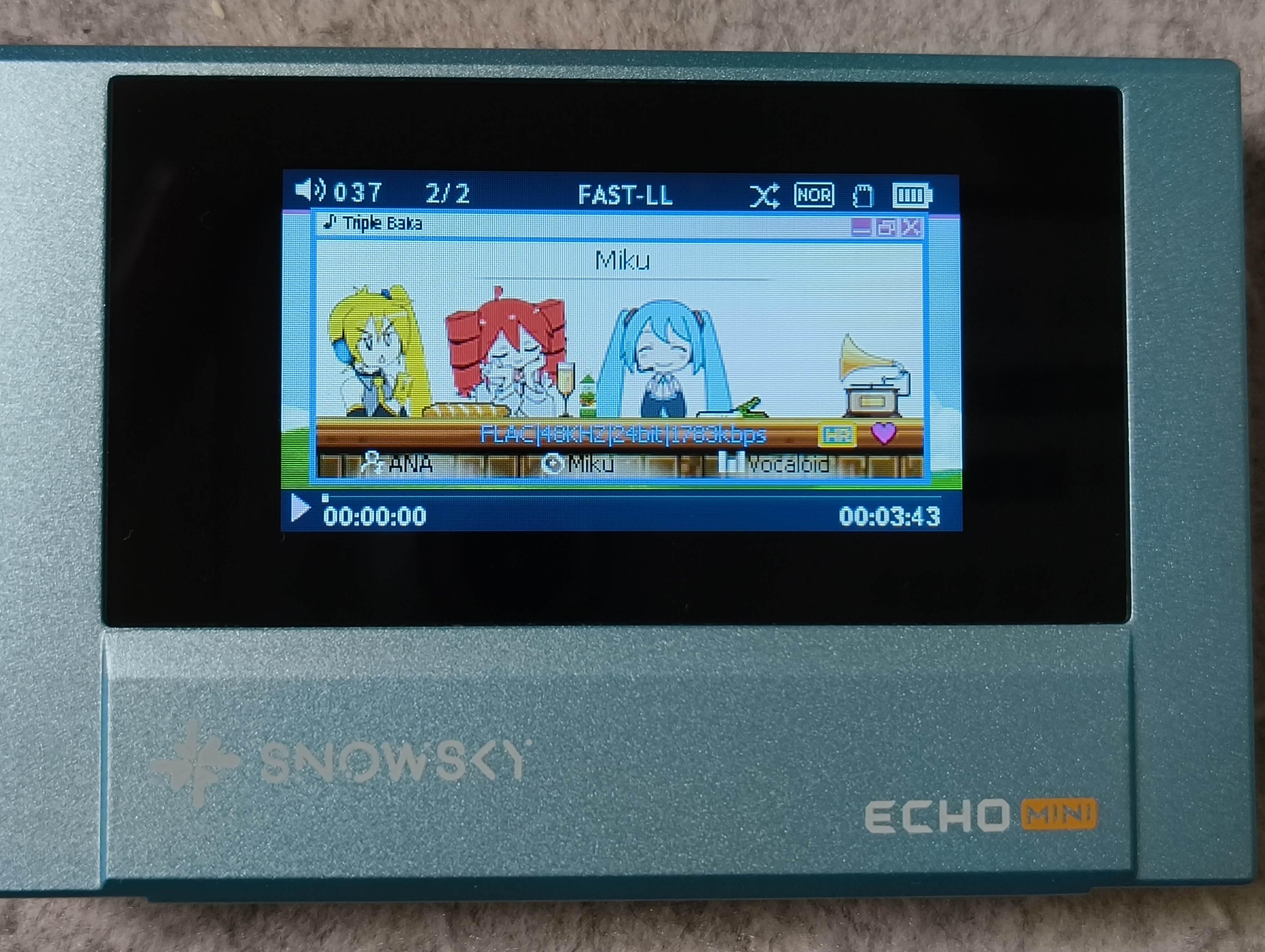 Hatsune Miku (Vocaloid) Theme for Echo Mini v3.7.0 - Image 2