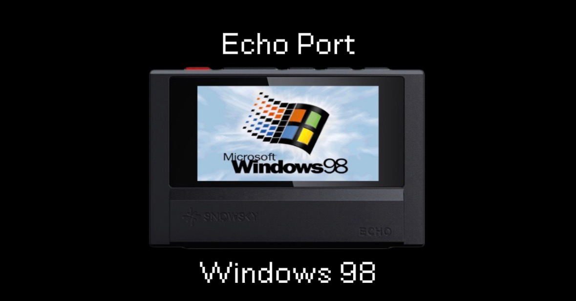 Windows 98 OS Experience (Echo port) Beta